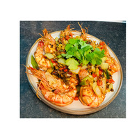 King Tiger Prawns with Black pepper (spicy)